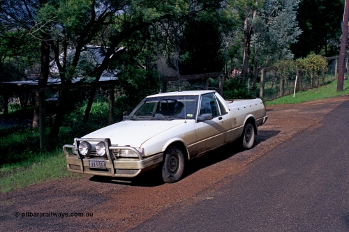 169-30
Hurstbridge, 1988 Ford Falcon XF ute, DIXUTE.
Keywords: Ford;Falcon;XF;DIXUTE;