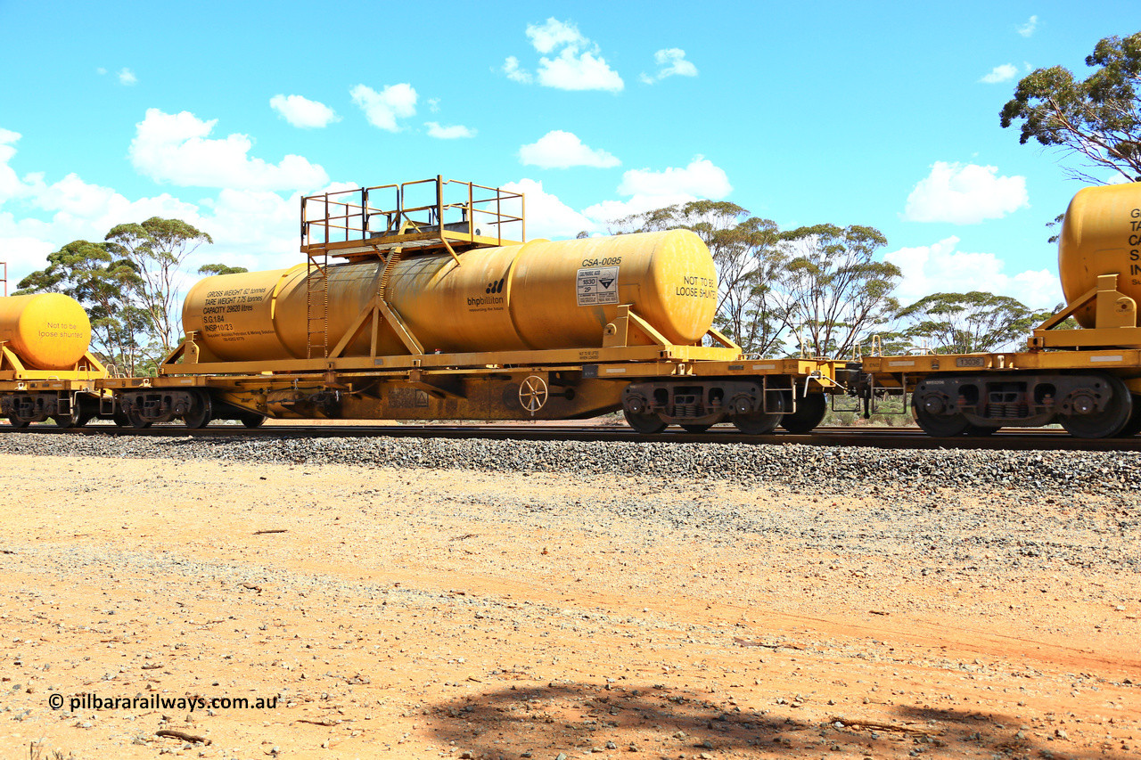 240328 3107
Hampton Ballast Siding, Watco's 5WS4 loaded acid transfer train with 57' DQHY type flat waggon built by CRRC, China in 2022 as a batch of sixty for Watco to carry the CSA acid tanks, DQHY 13048 with CSA-0095 acid tank. March 28, 2024.
Keywords: DQHY-type;DQHY13048;CRRC-China;