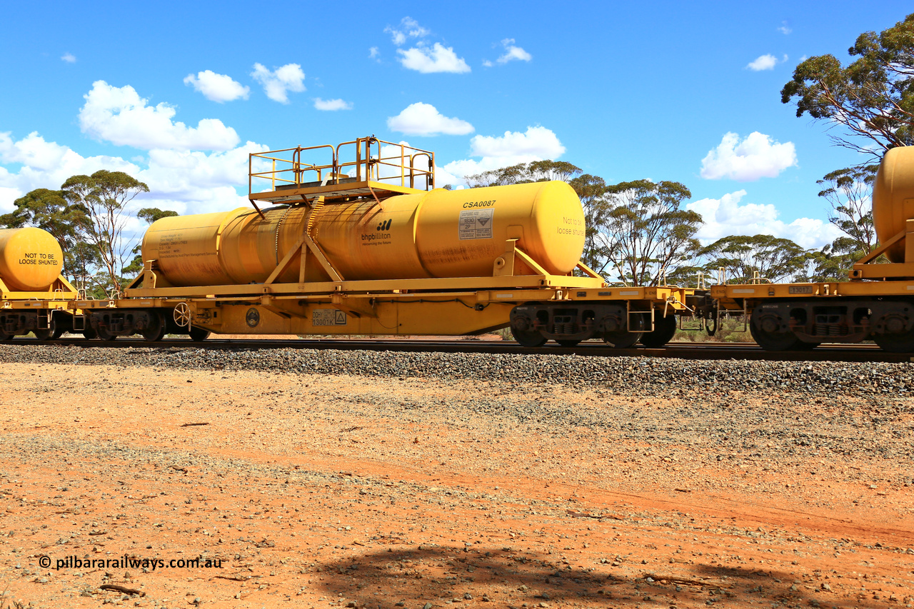 240328 3123
Hampton Ballast Siding, Watco's 5WS4 loaded acid transfer train with 57' DQHY type flat waggon built by CRRC, China in 2022 as a batch of sixty for Watco to carry the CSA acid tanks, DQHY 13001 with CSA 0087 acid tank. March 28, 2024.
Keywords: DQHY-type;DQHY13001;CRRC-China;