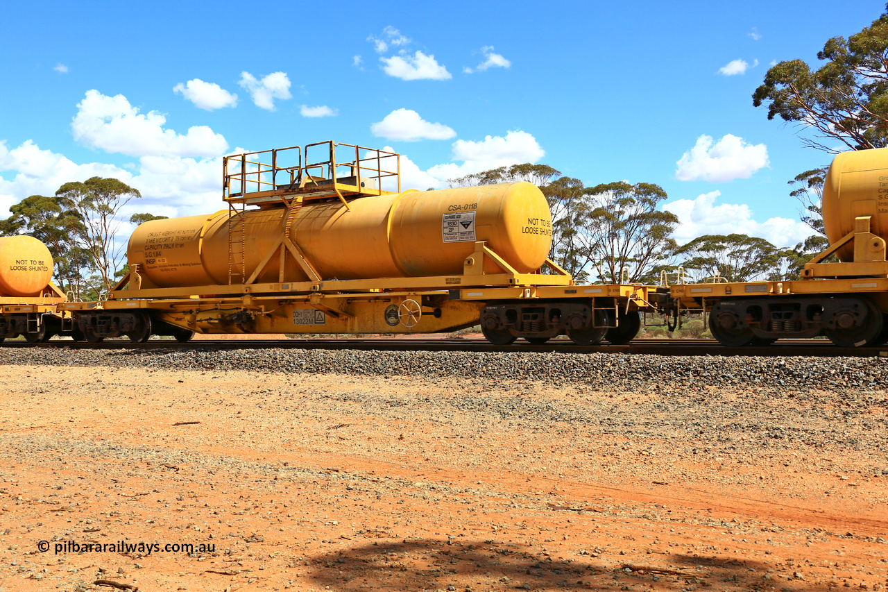 240328 3124
Hampton Ballast Siding, Watco's 5WS4 loaded acid transfer train with 57' DQHY type flat waggon built by CRRC, China in 2022 as a batch of sixty for Watco to carry the CSA acid tanks, DQHY 13022 with CSA-0188 acid tank. March 28, 2024.
Keywords: DQHY-type;DQHY13022;CRRC-China;