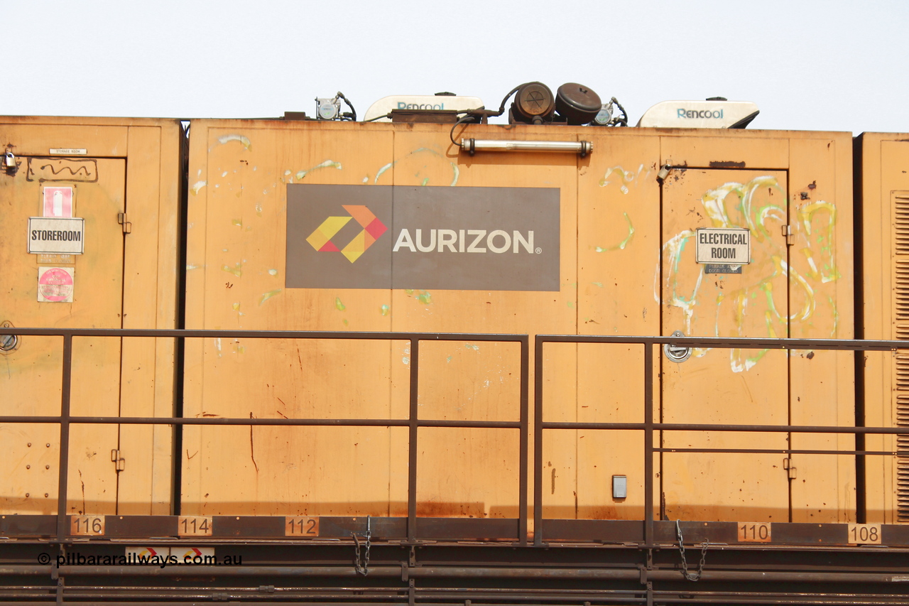160409 IMG 7157
Parkeston, Aurizon rail grinder MMY type MMY 034, built in the USA by Loram as RG331 ~2004, imported into Australia by Queensland Rail, now Aurizon, in April 2009, detail picture. Peter Donaghy image.
Keywords: Peter-D-Image;MMY-type;MMY034;Loram-USA;RG331;rail-grinder;detail-image;