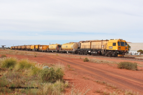 160409 IMG 7012
Parkeston, Aurizon rail grinder MMY type MMY 034, built in the USA by Loram as RG331 ~2004, imported into Australia by Queensland Rail, now Aurizon, in April 2009, detail picture. Peter Donaghy image.
Keywords: Peter-D-Image;MMY-type;MMY034;Loram-USA;RG331;rail-grinder;detail-image;