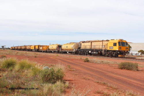 160409 IMG 7013
Parkeston, Aurizon rail grinder MMY type MMY 034, built in the USA by Loram as RG331 ~2004, imported into Australia by Queensland Rail, now Aurizon, in April 2009, detail picture. Peter Donaghy image.
Keywords: Peter-D-Image;MMY-type;MMY034;Loram-USA;RG331;rail-grinder;detail-image;