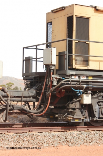 160409 IMG 7018
Parkeston, Aurizon rail grinder MMY type MMY 034, built in the USA by Loram as RG331 ~2004, imported into Australia by Queensland Rail, now Aurizon, in April 2009, detail picture. Peter Donaghy image.
Keywords: Peter-D-Image;MMY-type;MMY034;Loram-USA;RG331;rail-grinder;detail-image;