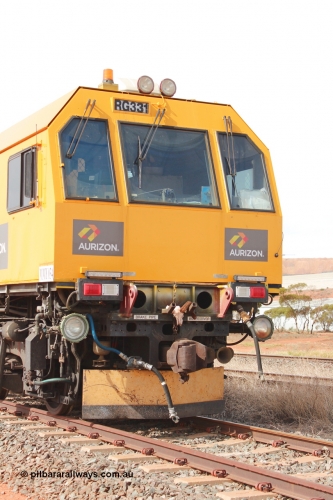 160409 IMG 7020
Parkeston, Aurizon rail grinder MMY type MMY 034, built in the USA by Loram as RG331 ~2004, imported into Australia by Queensland Rail, now Aurizon, in April 2009, detail picture. Peter Donaghy image.
Keywords: Peter-D-Image;MMY-type;MMY034;Loram-USA;RG331;rail-grinder;detail-image;