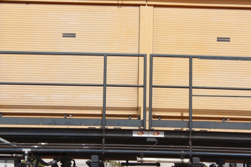 160409 IMG 7038
Parkeston, Aurizon rail grinder MMY type MMY 034, built in the USA by Loram as RG331 ~2004, imported into Australia by Queensland Rail, now Aurizon, in April 2009, detail picture. Peter Donaghy image.
Keywords: Peter-D-Image;MMY-type;MMY034;Loram-USA;RG331;rail-grinder;detail-image;