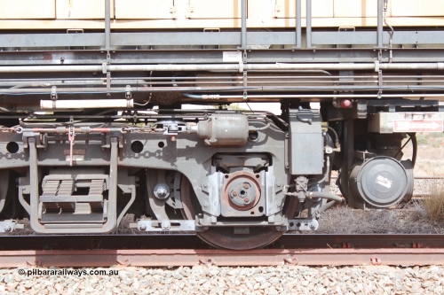 160409 IMG 7043
Parkeston, Aurizon rail grinder MMY type MMY 034, built in the USA by Loram as RG331 ~2004, imported into Australia by Queensland Rail, now Aurizon, in April 2009, detail picture. Peter Donaghy image.
Keywords: Peter-D-Image;MMY-type;MMY034;Loram-USA;RG331;rail-grinder;detail-image;