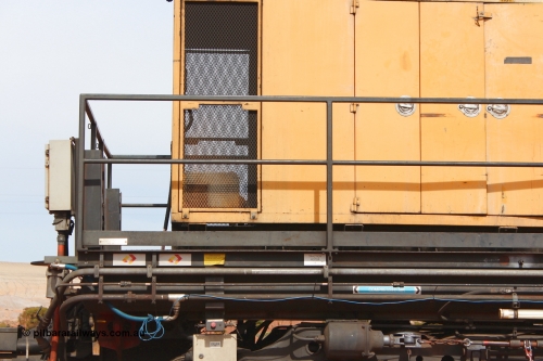 160409 IMG 7047
Parkeston, Aurizon rail grinder MMY type MMY 034, built in the USA by Loram as RG331 ~2004, imported into Australia by Queensland Rail, now Aurizon, in April 2009, detail picture. Peter Donaghy image.
Keywords: Peter-D-Image;MMY-type;MMY034;Loram-USA;RG331;rail-grinder;detail-image;