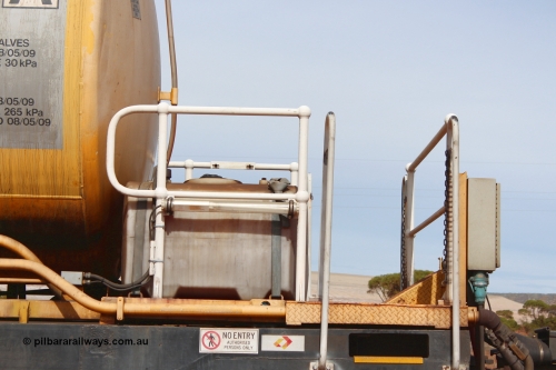 160409 IMG 7054
Parkeston, Aurizon rail grinder MMY type MMY 034, built in the USA by Loram as RG331 ~2004, imported into Australia by Queensland Rail, now Aurizon, in April 2009, detail picture. Peter Donaghy image.
Keywords: Peter-D-Image;MMY-type;MMY034;Loram-USA;RG331;rail-grinder;detail-image;