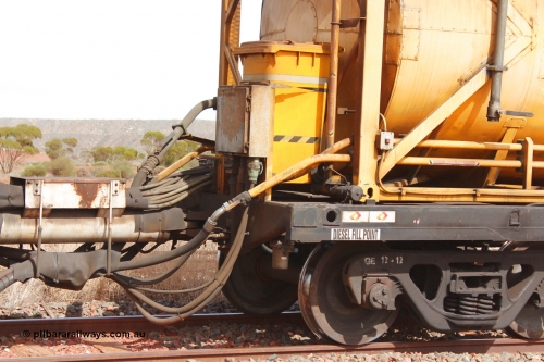 160409 IMG 7098
Parkeston, Aurizon rail grinder MMY type MMY 034, built in the USA by Loram as RG331 ~2004, imported into Australia by Queensland Rail, now Aurizon, in April 2009, detail picture. Peter Donaghy image.
Keywords: Peter-D-Image;MMY-type;MMY034;Loram-USA;RG331;rail-grinder;detail-image;