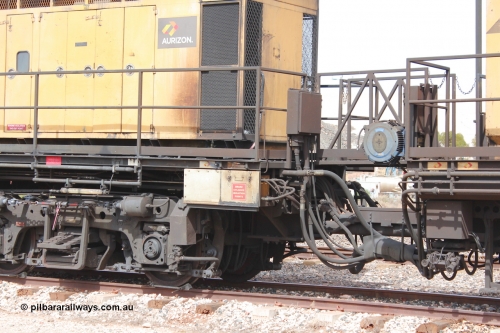 160409 IMG 7219
Parkeston, Aurizon rail grinder MMY type MMY 034, built in the USA by Loram as RG331 ~2004, imported into Australia by Queensland Rail, now Aurizon, in April 2009, detail picture. Peter Donaghy image.
Keywords: Peter-D-Image;MMY-type;MMY034;Loram-USA;RG331;rail-grinder;detail-image;