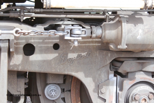 160409 IMG 7258
Parkeston, Aurizon rail grinder MMY type MMY 034, built in the USA by Loram as RG331 ~2004, imported into Australia by Queensland Rail, now Aurizon, in April 2009, detail picture. Peter Donaghy image.
Keywords: Peter-D-Image;MMY-type;MMY034;Loram-USA;RG331;rail-grinder;detail-image;