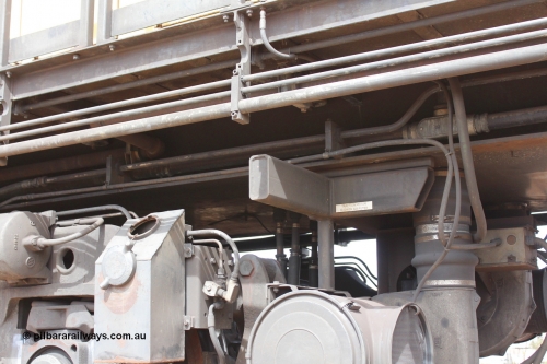 160409 IMG 7266
Parkeston, Aurizon rail grinder MMY type MMY 034, built in the USA by Loram as RG331 ~2004, imported into Australia by Queensland Rail, now Aurizon, in April 2009, detail picture. Peter Donaghy image.
Keywords: Peter-D-Image;MMY-type;MMY034;Loram-USA;RG331;rail-grinder;detail-image;