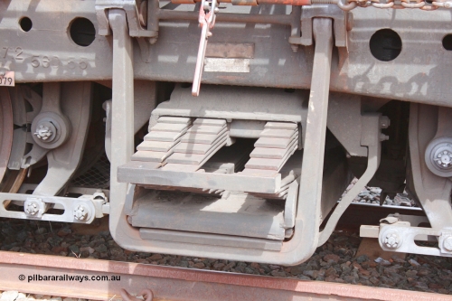 160409 IMG 7282
Parkeston, Aurizon rail grinder MMY type MMY 034, built in the USA by Loram as RG331 ~2004, imported into Australia by Queensland Rail, now Aurizon, in April 2009, detail picture. Peter Donaghy image.
Keywords: Peter-D-Image;MMY-type;MMY034;Loram-USA;RG331;rail-grinder;detail-image;