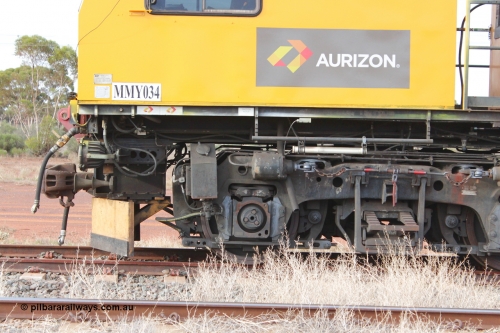 160412 IMG 7333
Parkeston, Aurizon rail grinder MMY type MMY 034, built in the USA by Loram as RG331 ~2004, imported into Australia by Queensland Rail, now Aurizon, in April 2009, detail picture. Peter Donaghy image.
Keywords: Peter-D-Image;MMY-type;MMY034;Loram-USA;RG331;rail-grinder;detail-image;