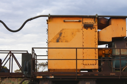 160412 IMG 7414
Parkeston, Aurizon rail grinder MMY type MMY 034, built in the USA by Loram as RG331 ~2004, imported into Australia by Queensland Rail, now Aurizon, in April 2009, detail picture. Peter Donaghy image.
Keywords: Peter-D-Image;MMY-type;MMY034;Loram-USA;RG331;rail-grinder;detail-image;