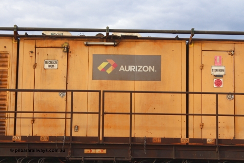 160412 IMG 7434
Parkeston, Aurizon rail grinder MMY type MMY 034, built in the USA by Loram as RG331 ~2004, imported into Australia by Queensland Rail, now Aurizon, in April 2009, detail picture. Peter Donaghy image.
Keywords: Peter-D-Image;MMY-type;MMY034;Loram-USA;RG331;rail-grinder;detail-image;