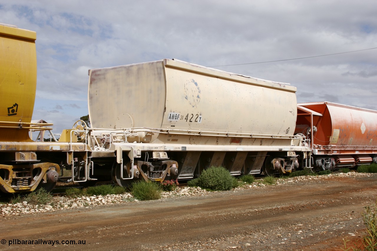 051101 6412
Parkeston, AHQF 31422 seen here in Loongana Limestone service, originally built by Goninan WA for Western Quarries as a batch of twenty coded WHA type in 1995. Purchased by Westrail in 1998.
Keywords: AHQF-type;AHQF31422;Goninan-WA;WHA-type;