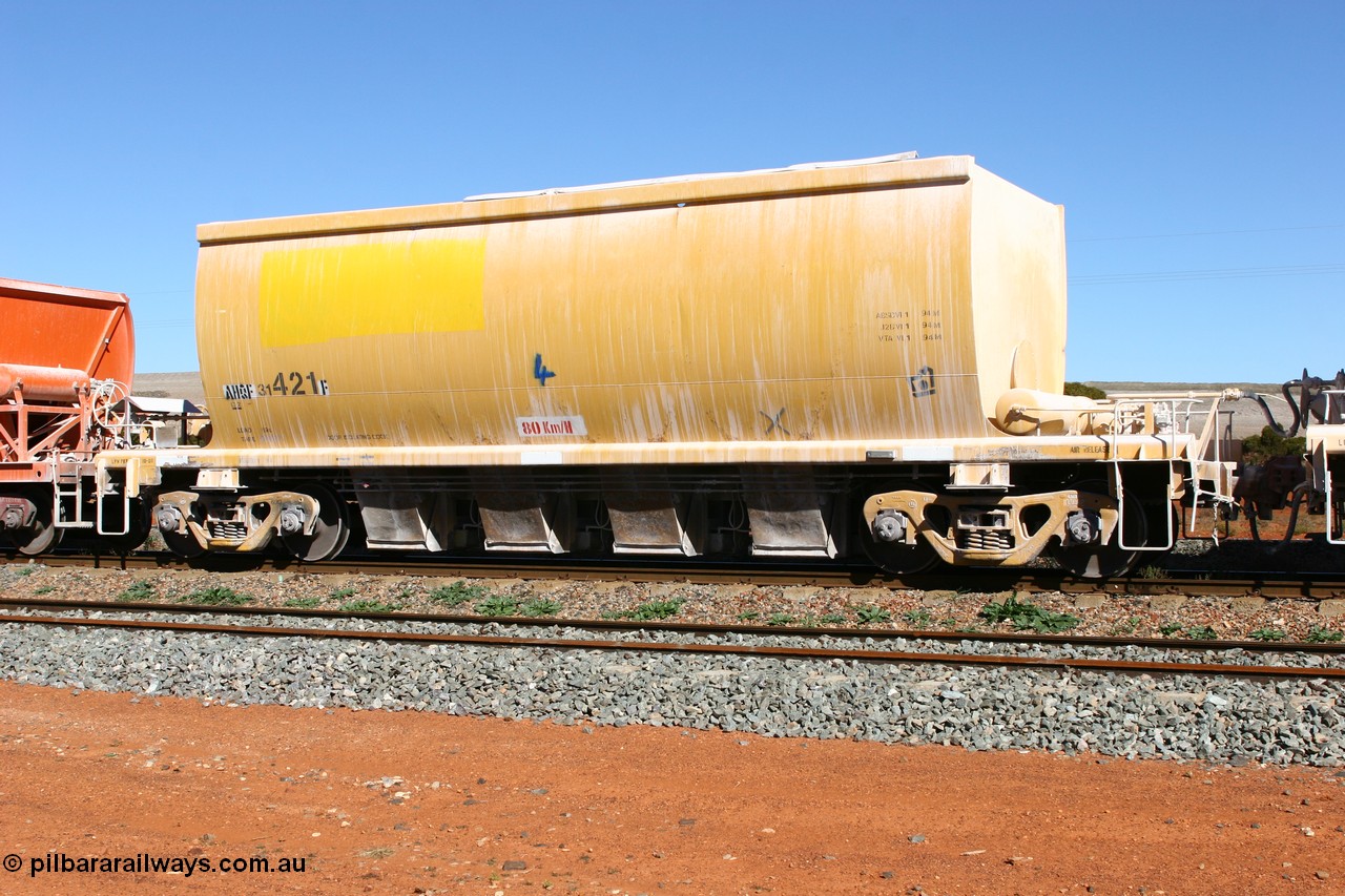 060530 4937
Parkeston, AHQF 31421 seen here in Loongana Limestone service, originally built by Goninan WA for Western Quarries as the leader of a batch of twenty coded WHA type in 1995. Purchased by Westrail in 1998.
Keywords: AHQF-type;AHQF31421;Goninan-WA;WHA-type;