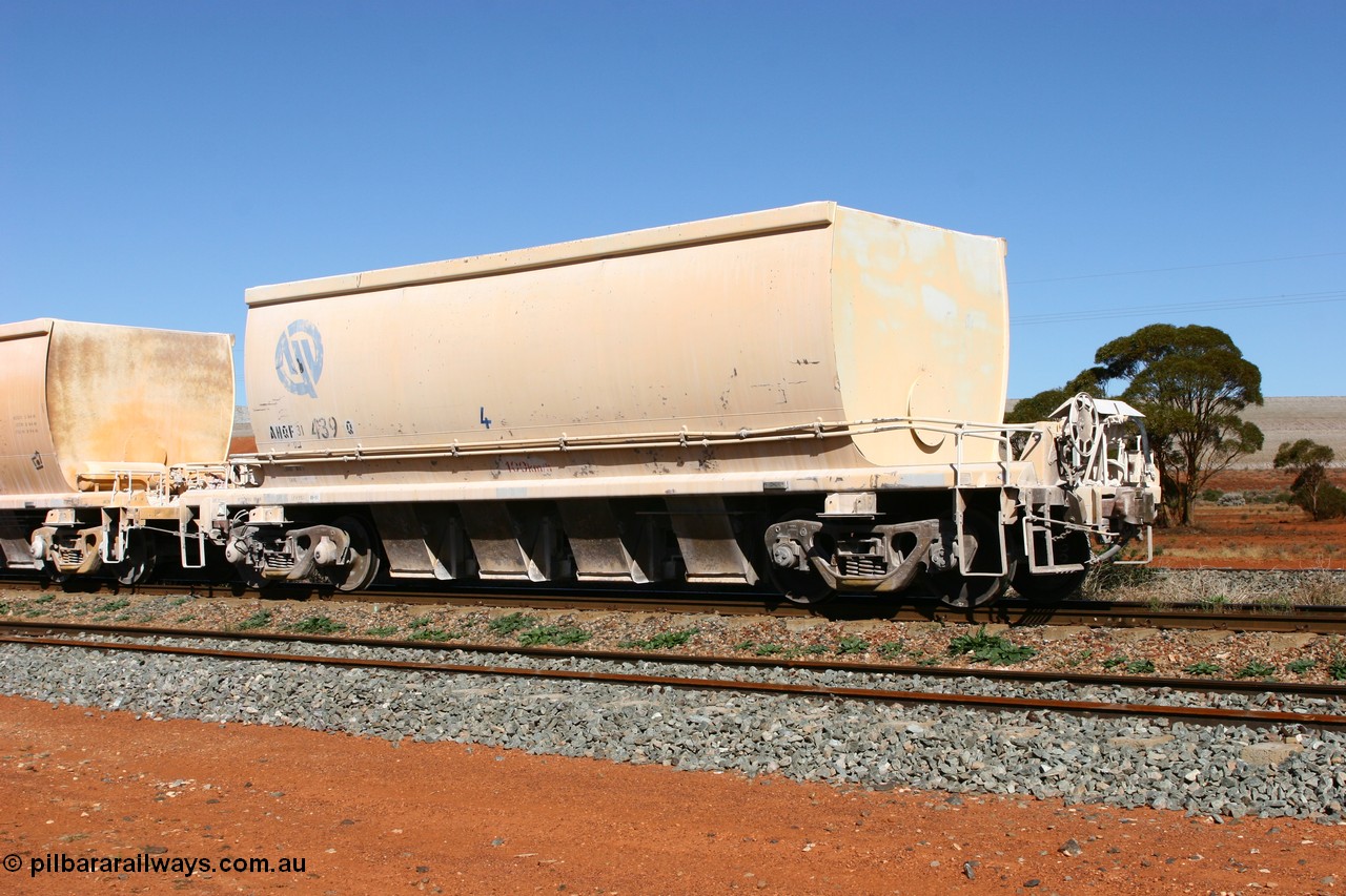 060530 4941
Parkeston, AHQF 31439 seen here in Loongana Limestone service, originally built by Goninan WA for Western Quarries as a batch of twenty coded WHA type in 1995. Purchased by Westrail in 1998.
Keywords: AHQF-type;AHQF31439;Goninan-WA;WHA-type;