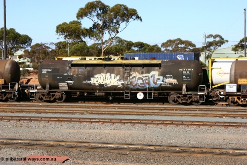 060528 4512 WTEY7317N
West Kalgoorlie, WTEY 7317 diesel fuel tank waggon, former NTAF in service for BP Oil, former AMPOL tank, coded WTEY when arrived in WA.
Keywords: WTEY-type;WTEY7317;NTAF-type;