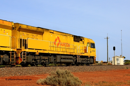 231020 8140
Parkeston, ACD class locomotive ACD 6049 built by Goninan NSW as a GE C44ACi model in April 2022, leads 4UP1 onto the mainline at Parkeston enroute to Kwinana, October 20, 2023.
Keywords: ACD-class;ACD6049;Goninan-NSW;GE;C44ACi;