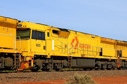 231020 8141
Parkeston, 6020 class locomotive 6025 was built by Goninan NSW as a GE C44ACi model with serial number R0093-11 / 12-478 in 2012 and trails on 4UP1 along the mainline at Parkeston enroute to Kwinana, October 20, 2023.
Keywords: 6020-class;6025;Goninan-NSW;GE;C44ACi;R0093-11/12-478;