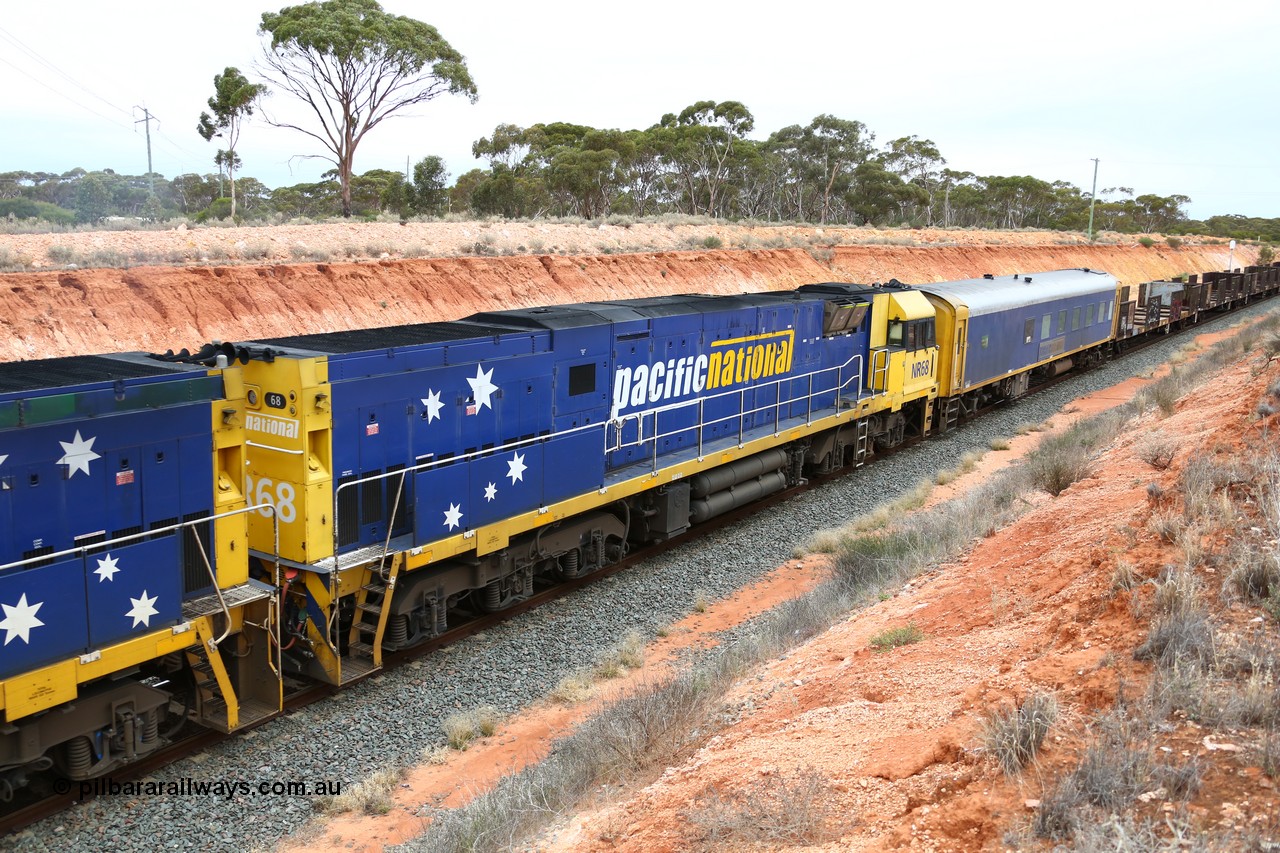 160524 4022
Binduli, Melbourne bound steel train service 3PM4, Goninan built GE model Cv40-9i NR class unit NR 68 serial 7250-12/96-270.
Keywords: NR-class;NR68;Goninan;GE;Cv40-9i;7250-12/96-270;