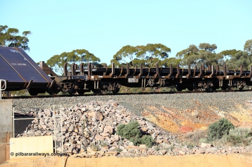 160522 2067
Binduli, 5MP2 steel train, RKQF 60273, originally built by Tulloch NSW as part of a batch of one hundred and thirty five JLY/JLX type louvre vans in 1969-70. Fifty six were converted at Bathurst to NQRX before further conversion to NKQX type steel plate waggon in 1989-90. Seen here loaded with steel plates.
Keywords: RKQF-type;RKQF60273;Tulloch-Ltd-NSW;JLY-type;NQRX-type;