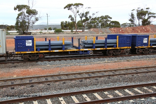 160524 4321
West Kalgoorlie, 1MP2 steel train, RKBY 20352 loaded with steel rods. RKBY 20352 is from the second order for two hundred BDY type open waggons built by EPT in NSW in 1978/81.
Keywords: RKBY-type;RKBY20352;EPT-NSW;BDY-type;NODY-type;