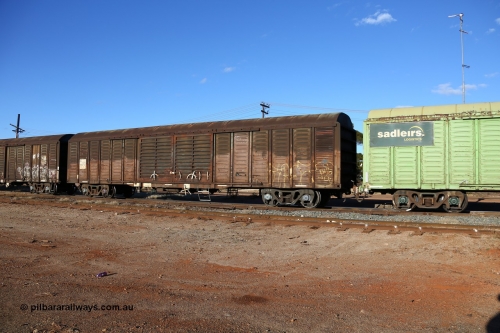 160528 8348
Parkeston, 5SP5 intermodal train, RLSY 18657 in Sadleirs traffic, recoded from RLUY. One of one hundred and fifty built by Comeng NSW as the KLY type louvre vans in 1975/76. Transferred to National Rail in 1994 and recoded from NLKY / NLUY.
Keywords: RLSY-type;RLSY18657;Comeng-NSW;KLY-type;NLKY-type;RLUY-type;