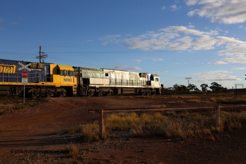 160529 9081
Parkeston, 7MP7 priority service train, Goninan built GE model Cv40-9i NR class unit NR 84 serial 7250-04/97-286 wears the Southern Spirit livery and is known as the Minty.
Keywords: NR-class;NR84;NR80;Goninan;GE;Cv40-9i;7250-04/97-286;7250-03/97-282;