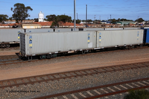 160531 9933
West Kalgoorlie, 1MP2 steel train, RQJW 60037 container waggon, one of fifty built by EPT NSW as NQJW type in 1984-85,
Keywords: RQJW-type;RQJW60037;EPT-NSW;NQJW-type;