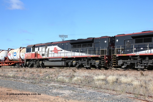 160522 2218
Parkeston, SCT train 6MP9 operating from Melbourne to Perth departs for West Kalgoorlie and eventually Perth behind EDI Downer built EMD model GT46C-ACe unit SCT 007 'Geoff (James Bond) Smith' serial 97-1731 with 76 waggons for 5382 tonnes and 1800 metres length.
Keywords: SCT-class;SCT007;EDI-Downer;EMD;GT46C-ACe;07-1731;