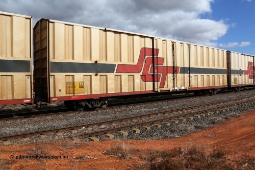 160529 8877
Parkeston, SCT train 6MP9 operating from Melbourne to Perth, PBHY type covered van PBHY 0048 Greater Freighter, one of a second batch of thirty units built by Gemco WA without the Greater Freighter signage.
Keywords: PBHY-type;PBHY0048;Gemco-WA;