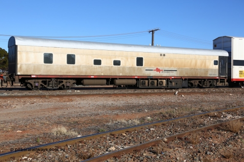 160530 9092
Parkeston, SCT train 1PM9 operates mostly empty from Perth to Melbourne, SCT crew accommodation coach PSDS class PSDS 02248 converted by Gemco WA in 2008 from former Comeng NSW built SBH class sitting car SBH 2248 for the NSWGR.
Keywords: PSDS-class;PSDS02248;Comeng-NSW;SBH-class;