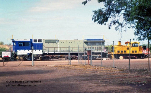 15333
Bassendean, an unidentified Goninan rebuild GE CM40-8M unit for BHP Iron Ore under construction. Date Feb 1994.
Jim Bisdee photo.
