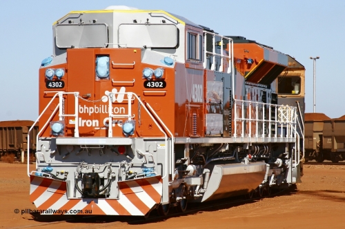 051022 6068r
Nelson Point hard stand area, the second BHP Billiton Electro-Motive built SD70ACe/LC unit to be unloaded off the Jumbo Vision was 4302 serial 20038540-003, seen being towed by 5667 to the service shop for fitting out by EDI, Electro-Motive's Australian agents. 22nd October 2005.
Keywords: 4302;Electro-Motive-London-Ontario;EMD;SD70ACe/LC;20038540-003;