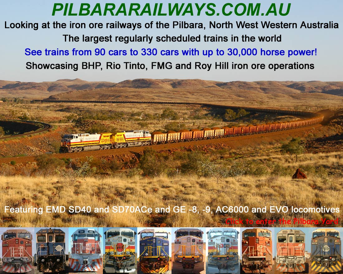 Welcome to Pilbara Railways